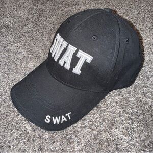 Rothco Solid Black SWAT Team Black Cap OSFA One Size Fits All Adjustable